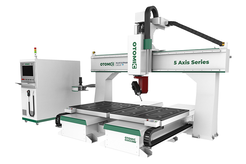 High Efficiency 5 Axis CNC Machining Center with Two Tables