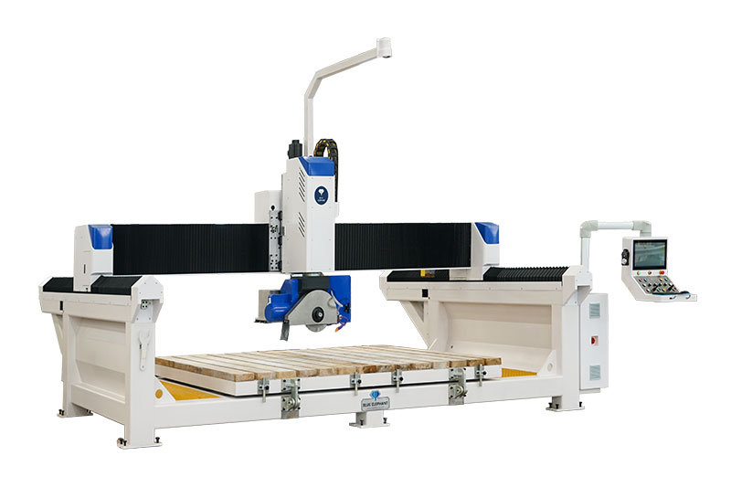 Affordable 5＋1 CNC Bridge Saw with Blue Elephant System for Sale
