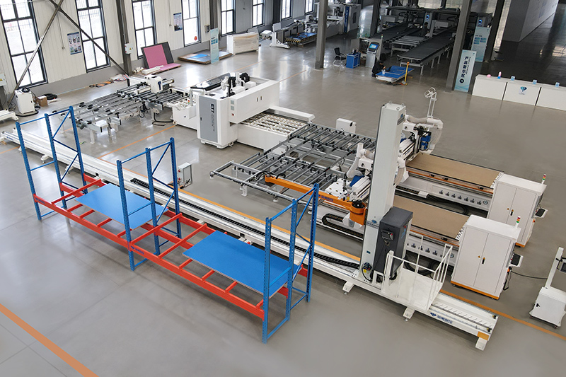 Professional Labeling CNC Drilling and Cutting Production Line with Intelligent Material Silo