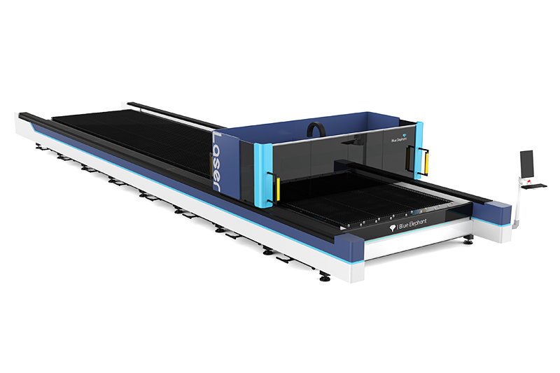 High Power 10KW Large Format Fiber Laser Metal Cutting Machine with Exchange Platform for Stainless Steel