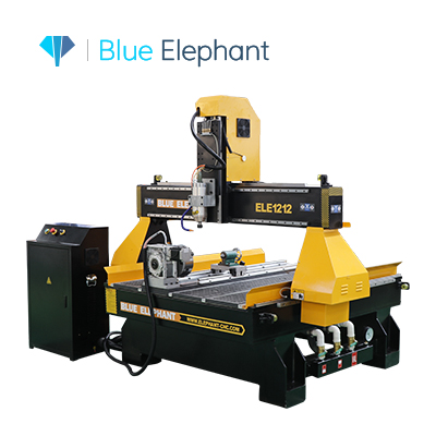 Mini 1212 Rotary 4th Axis CNC Machine with Small Working Table