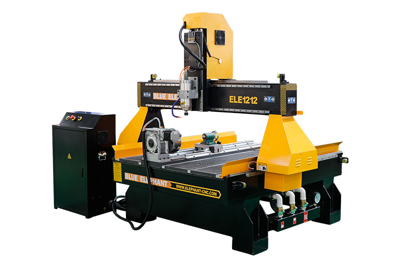 Mini 1212 Rotary 4th Axis CNC Machine with Small Working Table