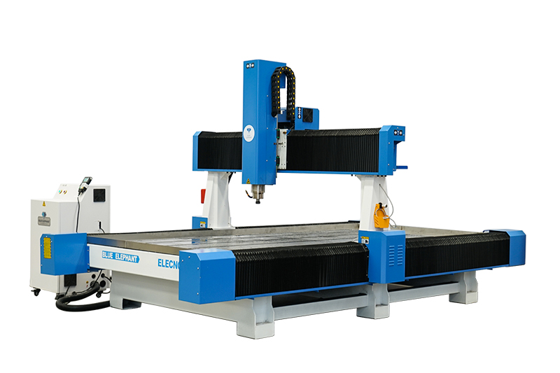 Portable 1228 Granite CNC Engraving Machine with Horizontal Saw Spindle for Sale
