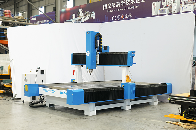 Portable 1228 Granite CNC Engraving Machine with Horizontal Saw Spindle for Sale