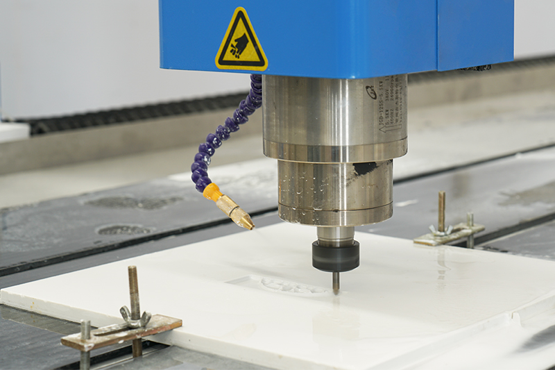 Portable 1228 Granite CNC Engraving Machine with Horizontal Saw Spindle for Sale