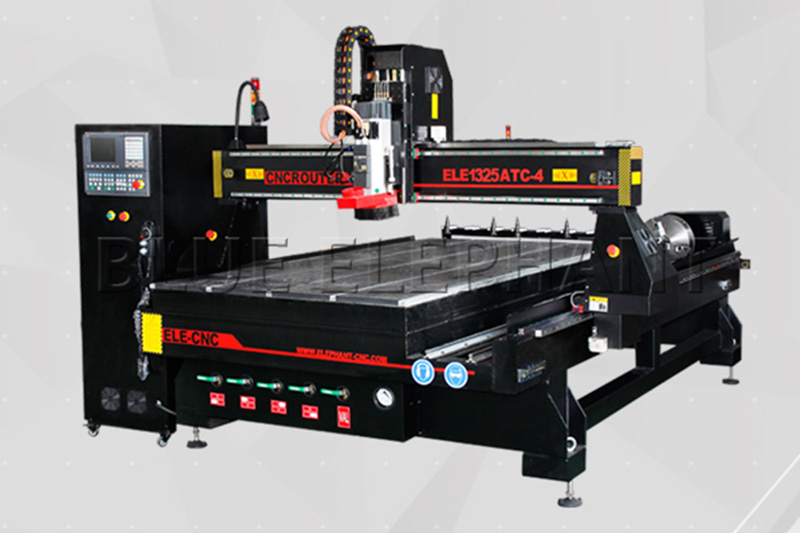 Best 1325 4x8 ATC CNC Router with Rotary Device for Wood