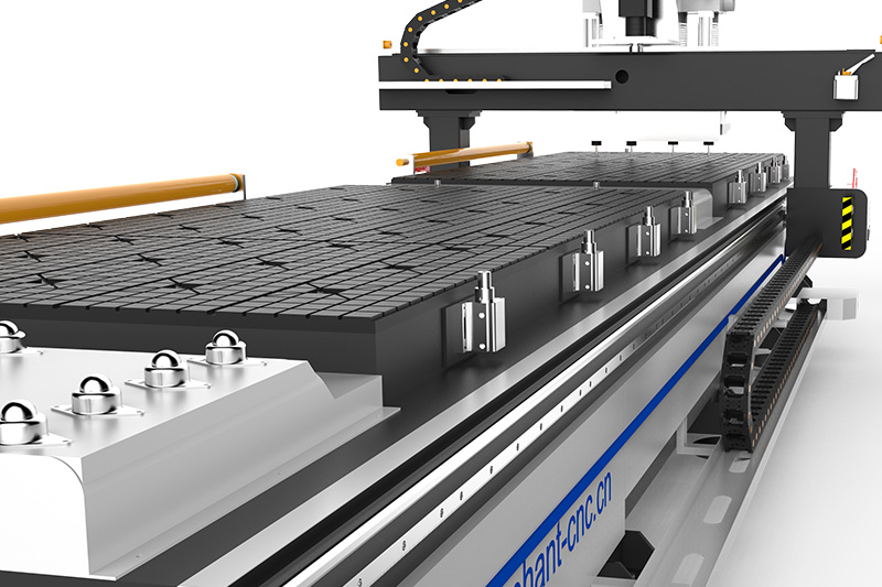 Vacuum working table