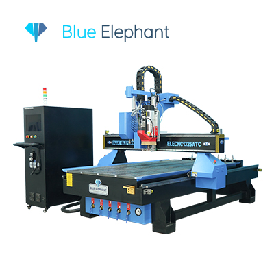 1325 High Efficiency Linear ATC CNC Router for Wood with Oscillating Cutter and CCD