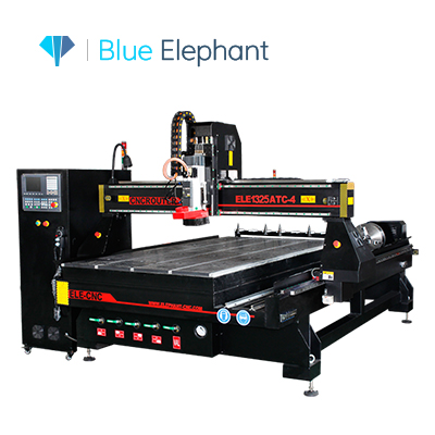 Best 1325 4x8 ATC CNC Router with Rotary Device for Wood