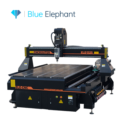 Best 4×8 CNC Router with Rotary Device for 3D and Cylindrical Workpieces