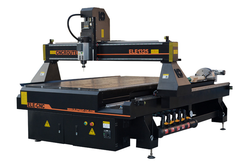 Best 4×8 CNC Router with Rotary Device for 3D and Cylindrical Workpieces