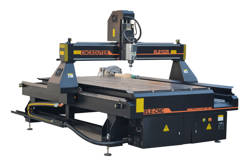 Best 4×8 CNC Router with Rotary Device for 3D and Cylindrical Workpieces