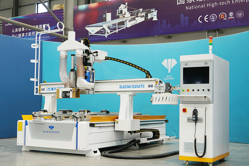 Top Rated 1325 ATC CNC Router with Horizontal Spindle and PTP Table for Sale at Affordable Price