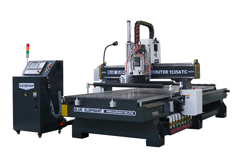 Shop 1335 ATC CNC Router with Germany EOT-3 Oscillating Knife for Sale