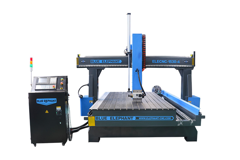 The Most Popular 4 Axis Rotary 1530 4th Axis CNC Router in China