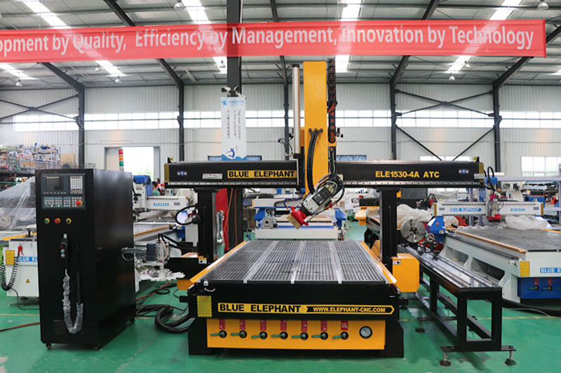 1530 Carousel ATC CNC Router with Rotary Device for Cylindrical Objects