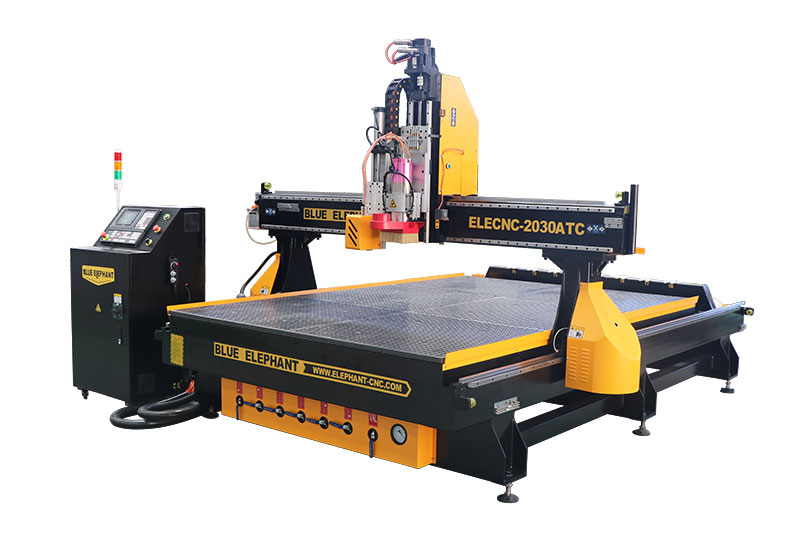 Large 2030 Linear ATC CNC Router Machine with EOT-3 Oscillating Knife for Sale