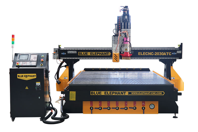Large 2030 Linear ATC CNC Router Machine with EOT-3 Oscillating Knife for Sale