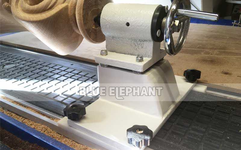 4 Axis Woodworking CNC Machine with rotary device for our Canadian customer (3)