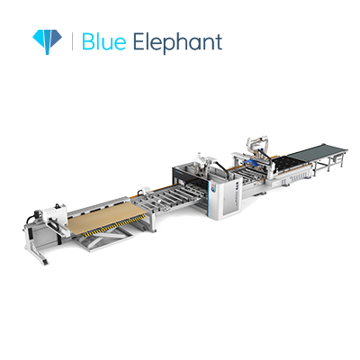 ET-9 Intelligent Labeling CNC Drilling and Cutting Production Line for Wood Furniture Making
