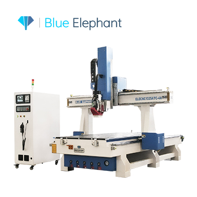 Hot Sale 1325 4 Axis ATC CNC Router with 4 Divisions T-slot & Vacuum Table at Best Price