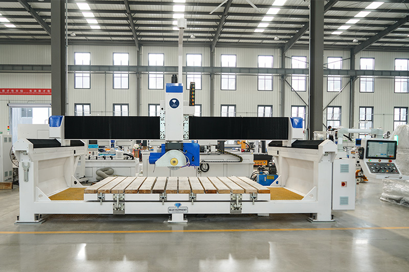 The Latest 5＋1 CNC Bridge Saw with Italy ESA System for Sale