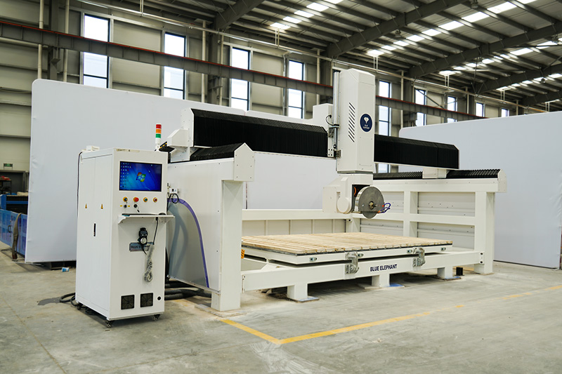 2024 New Design 3D 5 Axis CNC Stone Bridge Saw Machine for Quartz, Granite, Marble