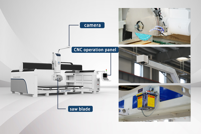 ES5 5 Axis CNC Bridge Saw Machine Overview
