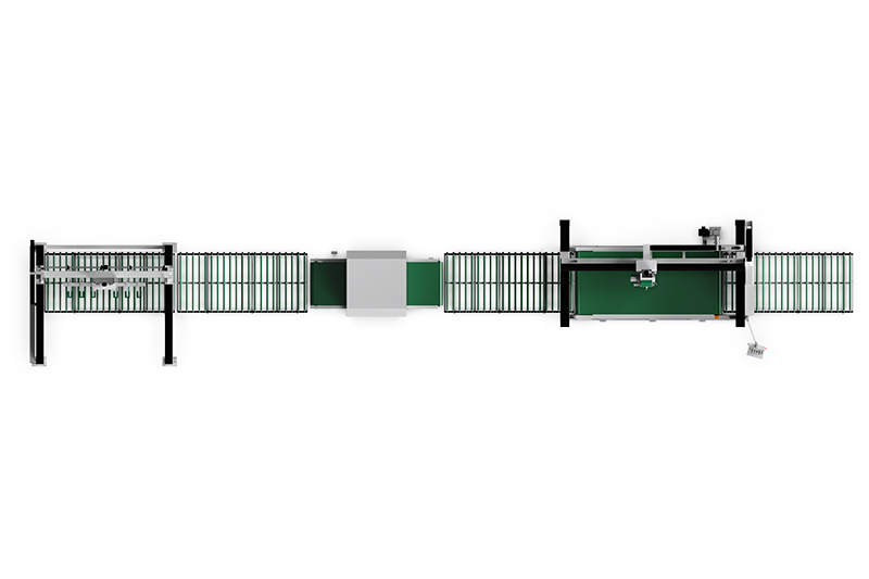 Industrial 5 Axis CNC Granite Bridge Saw Machine Slab Cutting Line for Ceramic, Marble, and Stone