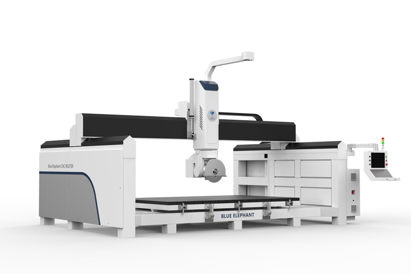 2024 Upgraded 5 Axis CNC Stone Bridge Saw Machine for Sale with Camera