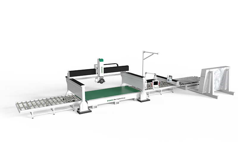 Latest 5 Axis CNC Marble Stone Bridge Saw Machine Assembly Line for Park Industries