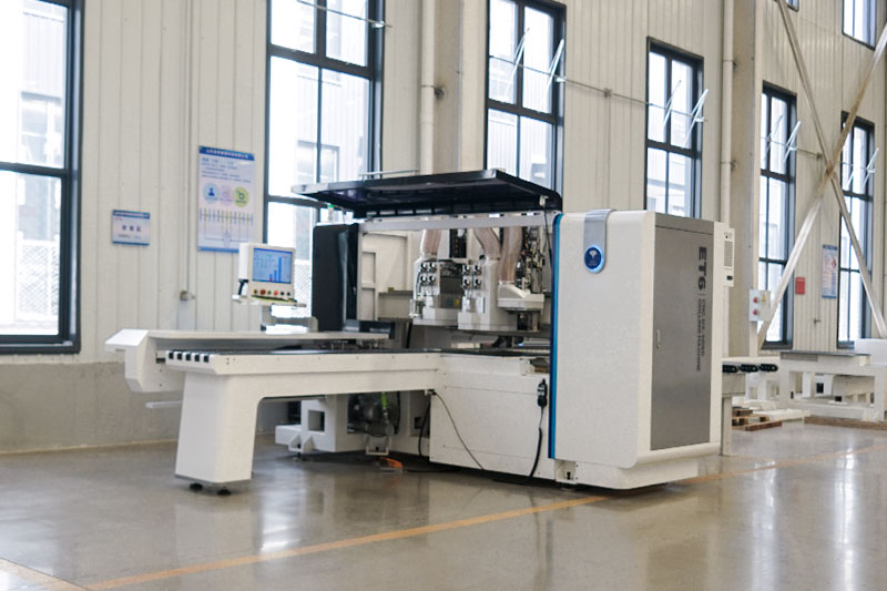 High Efficiency ATC 6 Sided CNC Drilling Machine with Double Drill Units for Sale