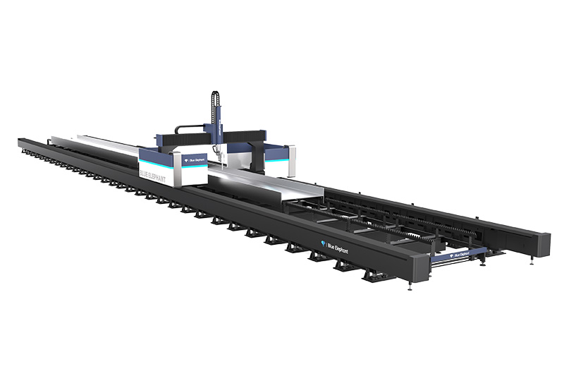 2024 Latest X800 12KW Fiber Laser Cutting Machine for H-shaped Steel Cutting