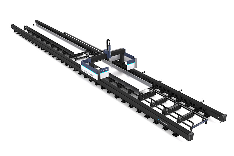 2024 Latest X800 12KW Fiber Laser Cutting Machine for H-shaped Steel Cutting