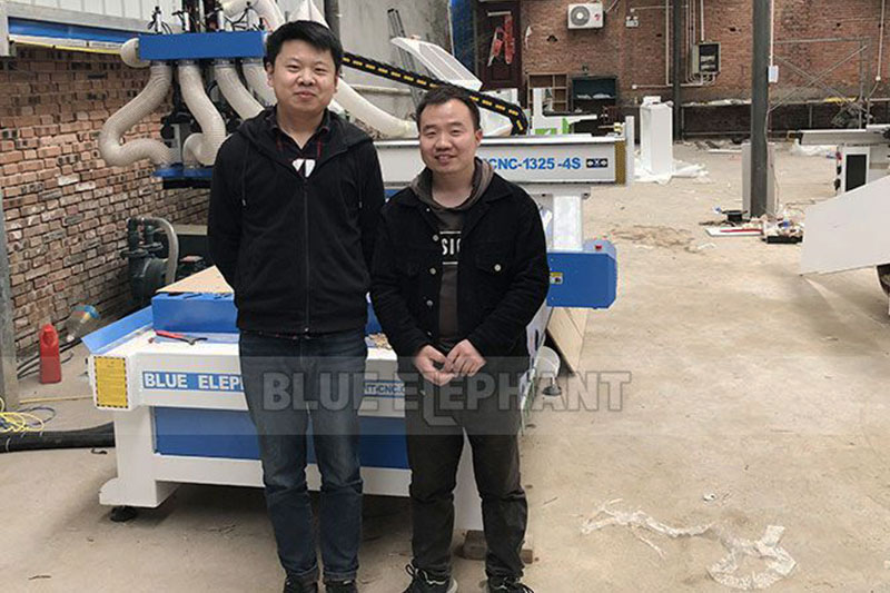 After-Sale Service in China Henan, customer bought our four machines