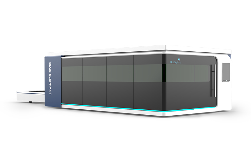 Fully Enclosure 3000W Sheet Metal Laser Cutting Machine with Exchange Table