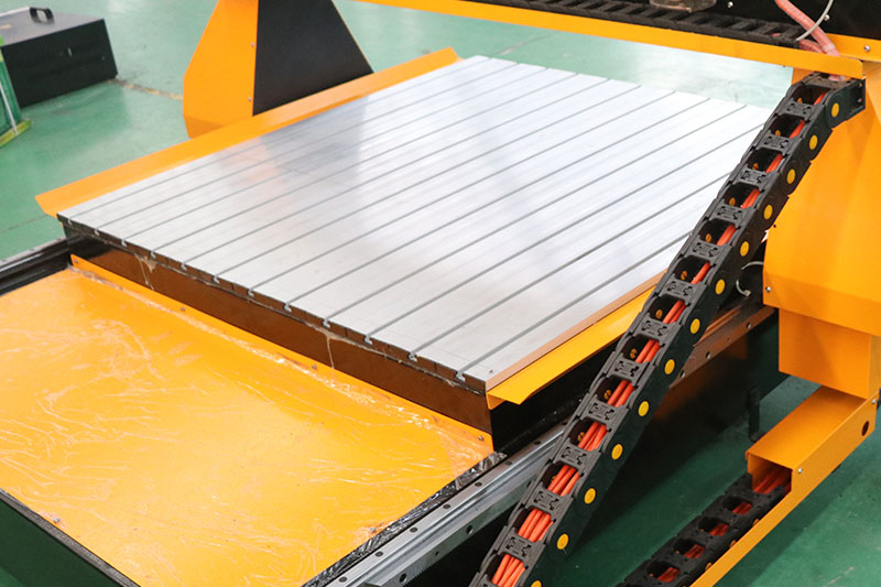Aluminum T-slot working table