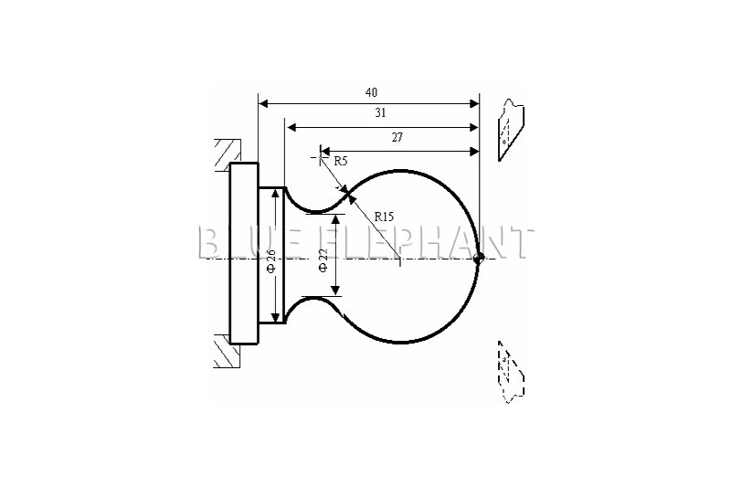 An example for lathe machine