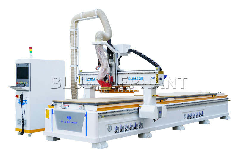 2024 Newly Launch Linear ATC Nesting CNC Machine for Sale with Double Platforms for CNC Furniture Manufacturing