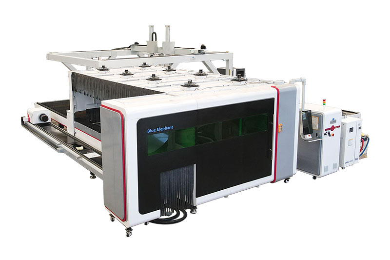 2024 New Design Automatic Loading and Unloading Integrated Half Enclosure Sheet and Tube Fiber Laser Cutting Machine