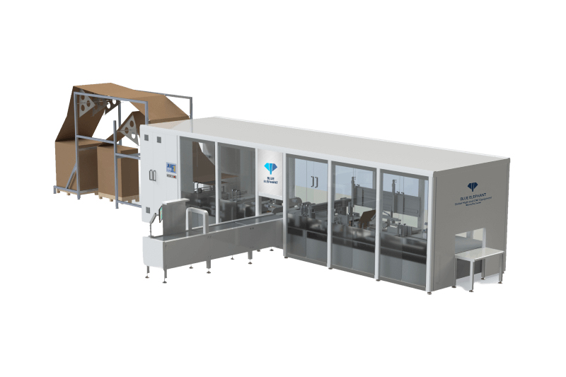 ABL1200 Fully Automatic Custom Corrugated Box Making & Packaging Line