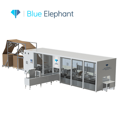 ABL1200 Fully Automatic Custom Corrugated Box Making & Packaging Line