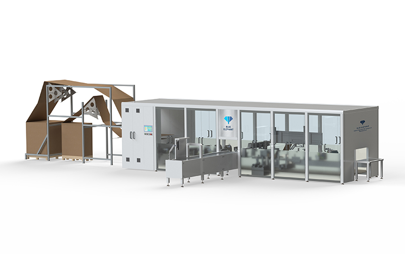 ABL1200 Fully Automatic Custom Corrugated Box Making & Packaging Line