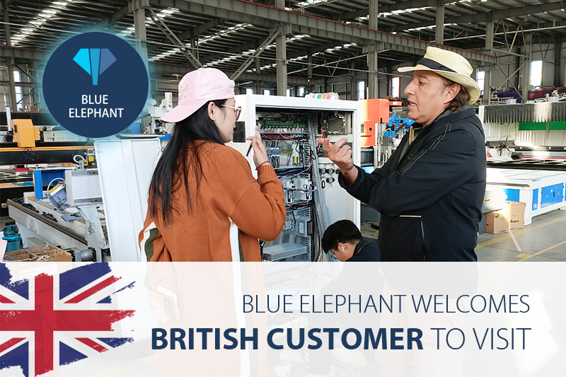 Blue Elephant Welcomes British Customer to Visit