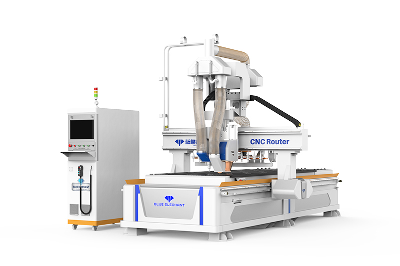 Custom Nesting CNC Router Cabinet CNC Machine with a Saw Spindle for Furniture Production