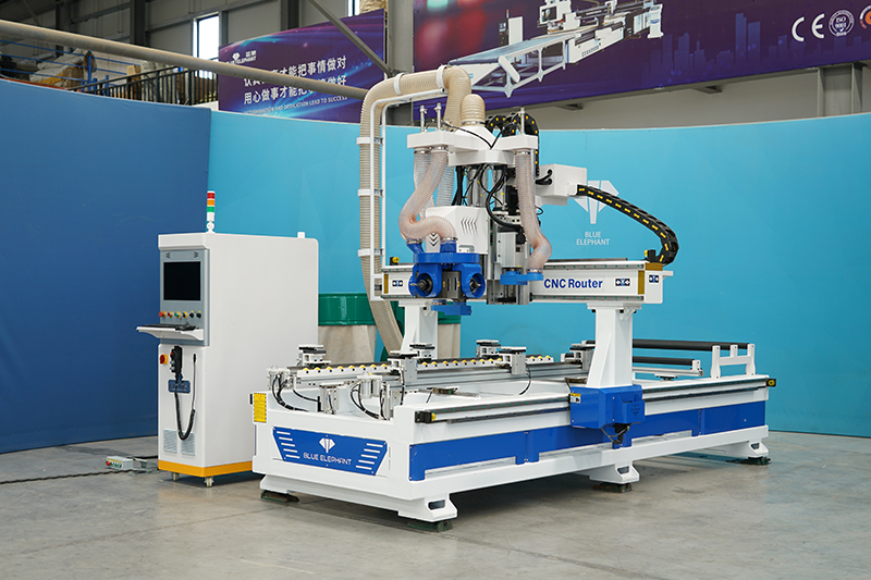CNC Wooden Door Lock Making Machine for Door Lock Holes and Hinge Holes