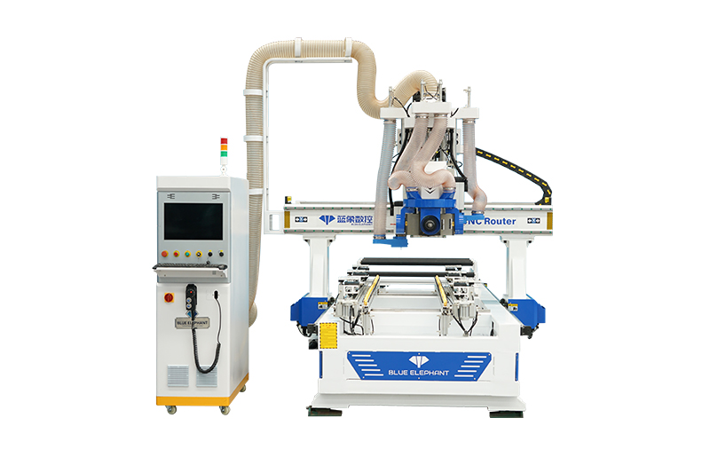 CNC Wooden Door Lock Making Machine for Door Lock Holes and Hinge Holes
