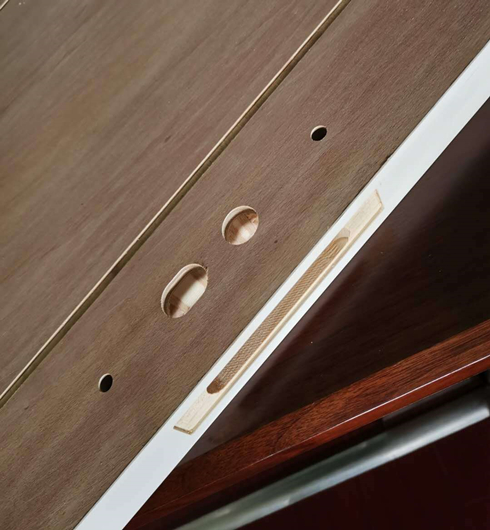 door lock hole machine sample