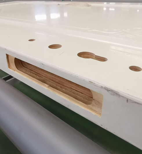 door lock hole machine sample