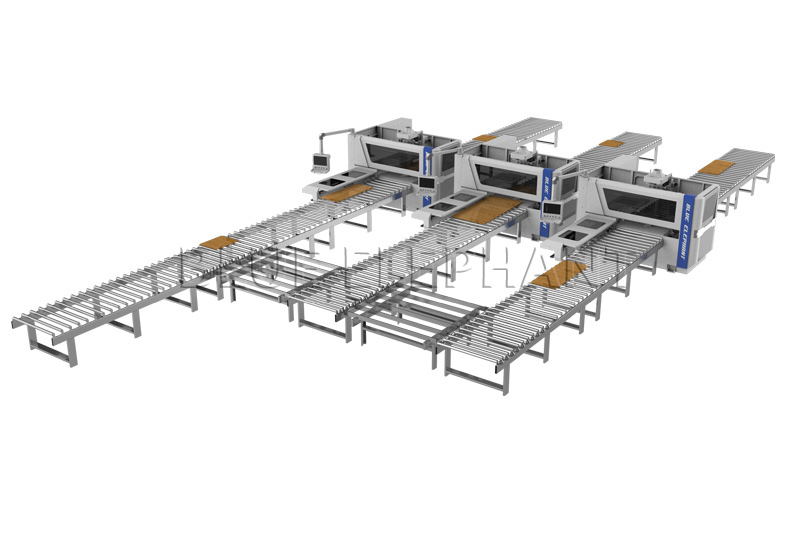 CNC Drilling Machine Cell Wood Drilling Production Line